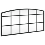 Vidaxx miroir mural arche 60x30 cm fer noir