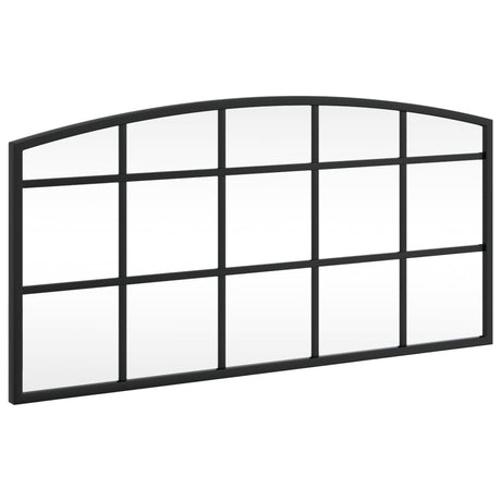 Vidaxx miroir mural arche 60x30 cm fer noir