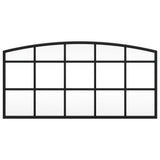 Vidaxx miroir mural arche 60x30 cm fer noir