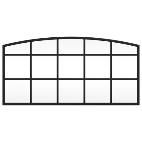 Vidaxx miroir mural arche 60x30 cm fer noir