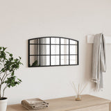 Vidaxx miroir mural arche 60x30 cm fer noir