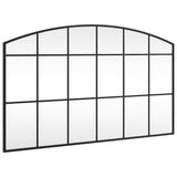 Vidaxx miroir mural arche 100x60 cm fer noir