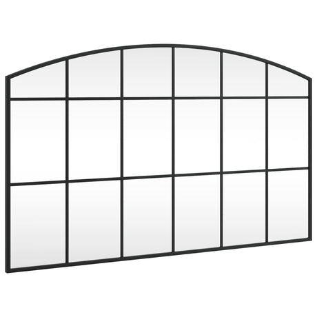 Vidaxx miroir mural arche 100x60 cm fer noir