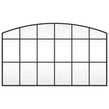 Vidaxx miroir mural arche 100x60 cm fer noir