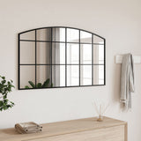 Vidaxx miroir mural arche 100x60 cm fer noir
