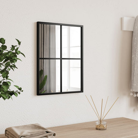 Vidaxx miroir mural rectangulaire 30x40 cm fer noir
