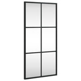 Vidaxx miroir mural rectangulaire 30x60 cm fer noir