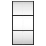 Vidaxx miroir mural rectangulaire 30x60 cm fer noir