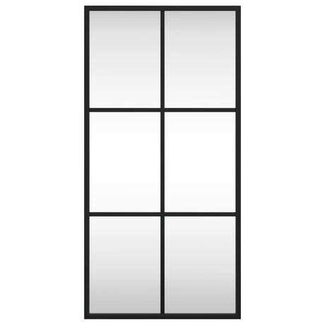 Vidaxx miroir mural rectangulaire 30x60 cm fer noir