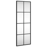 Vidaxx miroir mural rectangulaire 30x80 cm fer noir