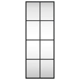 Vidaxx miroir mural rectangulaire 30x80 cm fer noir