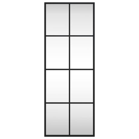Vidaxx miroir mural rectangulaire 30x80 cm fer noir