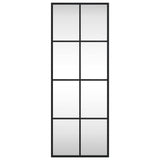 Vidaxl Mirror de pared rectangular 30x80 cm de hierro negro