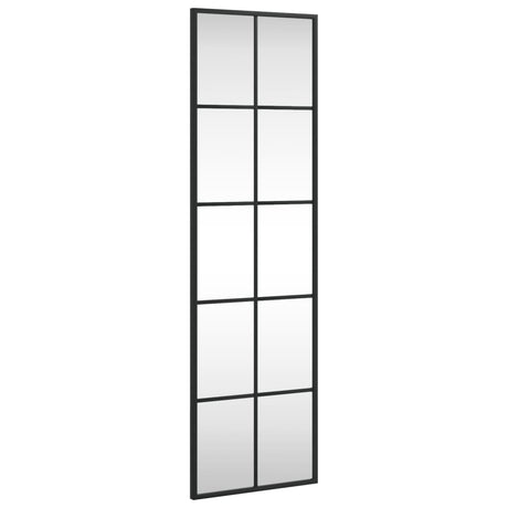Vidaxx miroir mural rectangulaire 30x100 cm fer noir