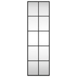 Vidaxx miroir mural rectangulaire 30x100 cm fer noir