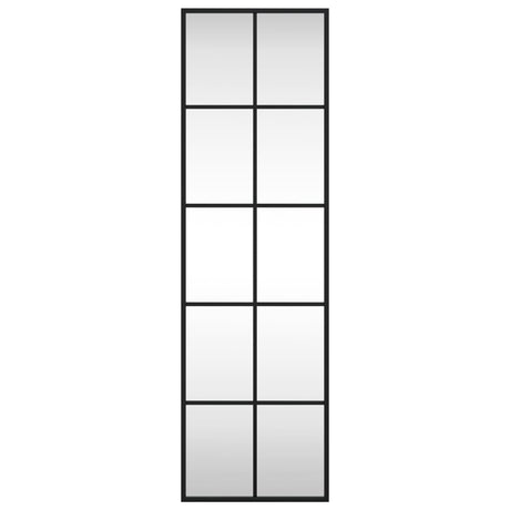 Vidaxx miroir mural rectangulaire 30x100 cm fer noir