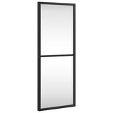 VidaXL miroir mural rectangulaire 20x50 cm fer noir