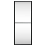 VidaXL miroir mural rectangulaire 20x50 cm fer noir