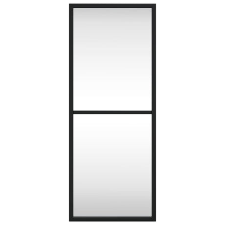 VidaXL miroir mural rectangulaire 20x50 cm fer noir