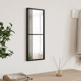 VidaXL miroir mural rectangulaire 20x50 cm fer noir
