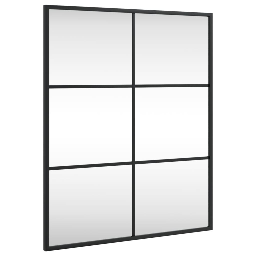 VidaXL wall mirror rectangular 50x60 cm iron black