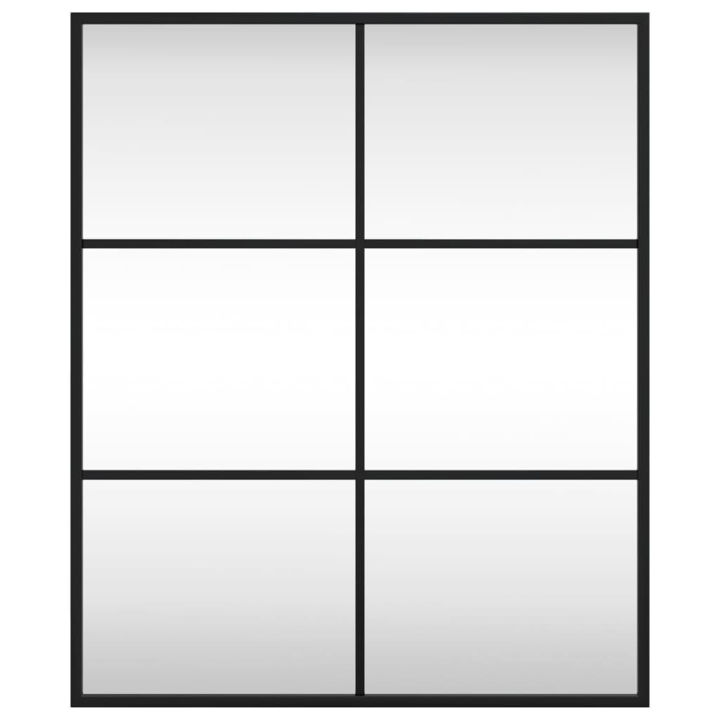 Vidaxx miroir mural rectangulaire 50x60 cm fer noir