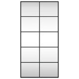 Vidaxx miroir mural rectangulaire 50x100 cm fer noir