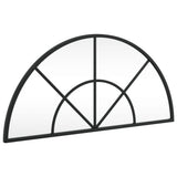 Vidaxx miroir mural arche 60x30 cm fer noir