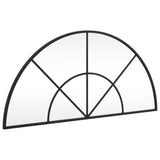 Vidaxx miroir mural arche 80x40 cm fer noir
