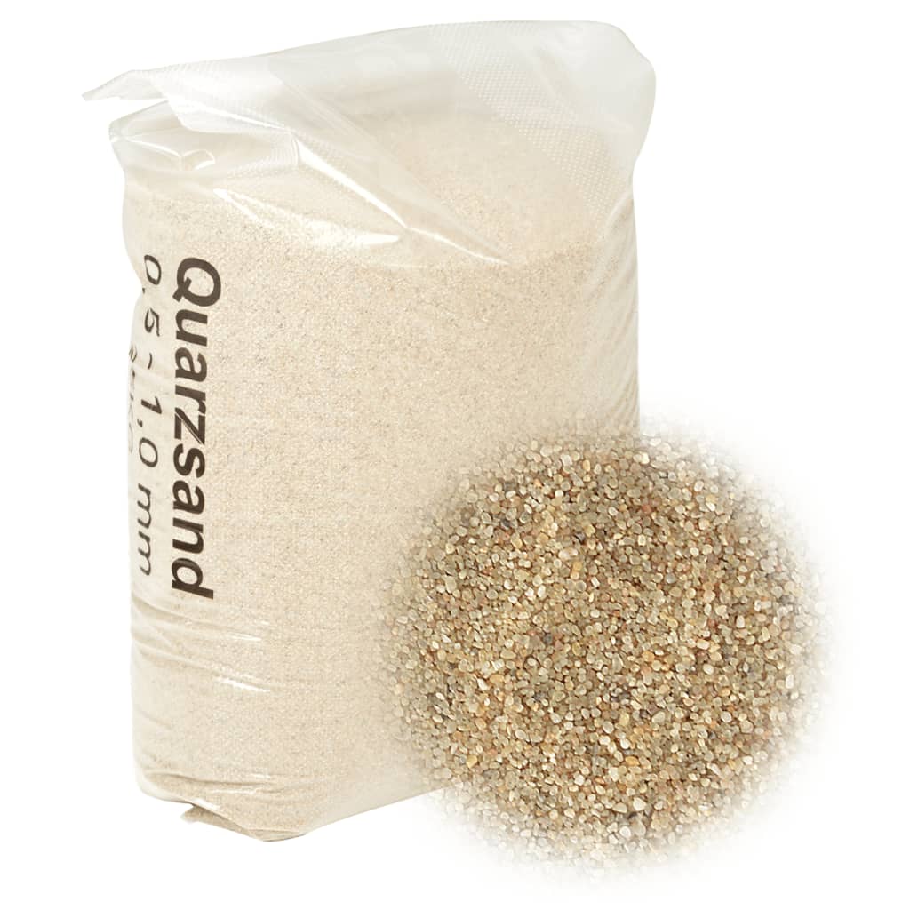 Sable filtrant VidaXL 25 kg 0,5-1,0 mm