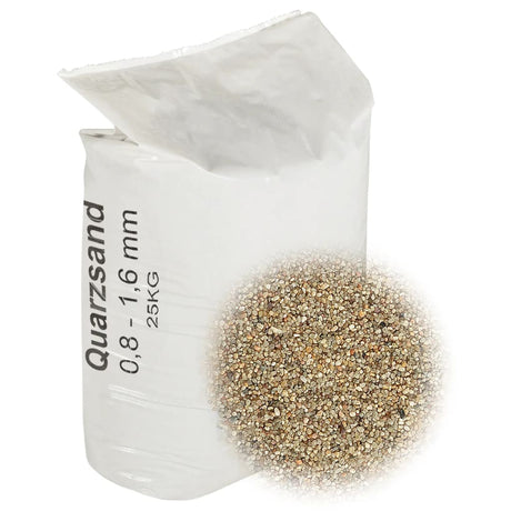 Vidaxxl sable filtrant 25 kg 0,8-1,6 mm