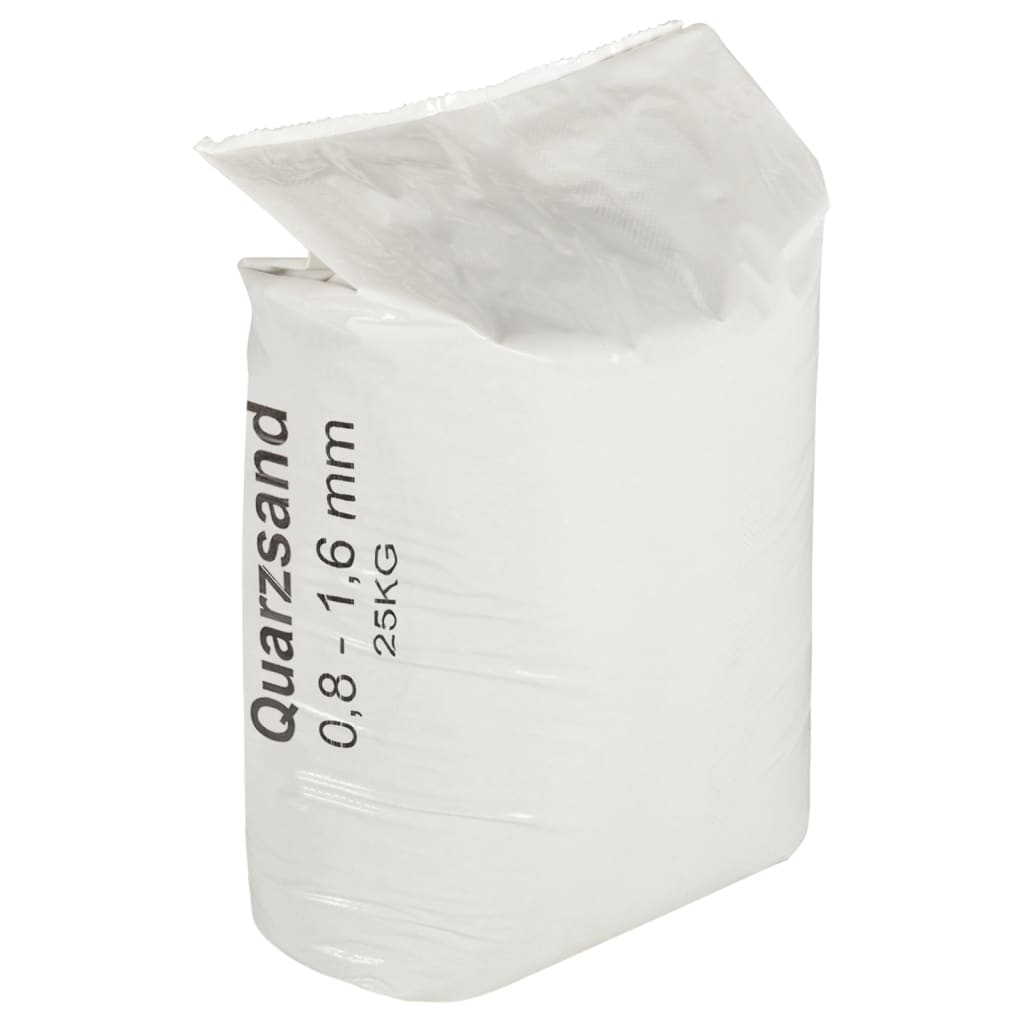 Vidaxxl sable filtrant 25 kg 0,8-1,6 mm