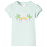 VidaXL Chemise enfant 104 menthe clair