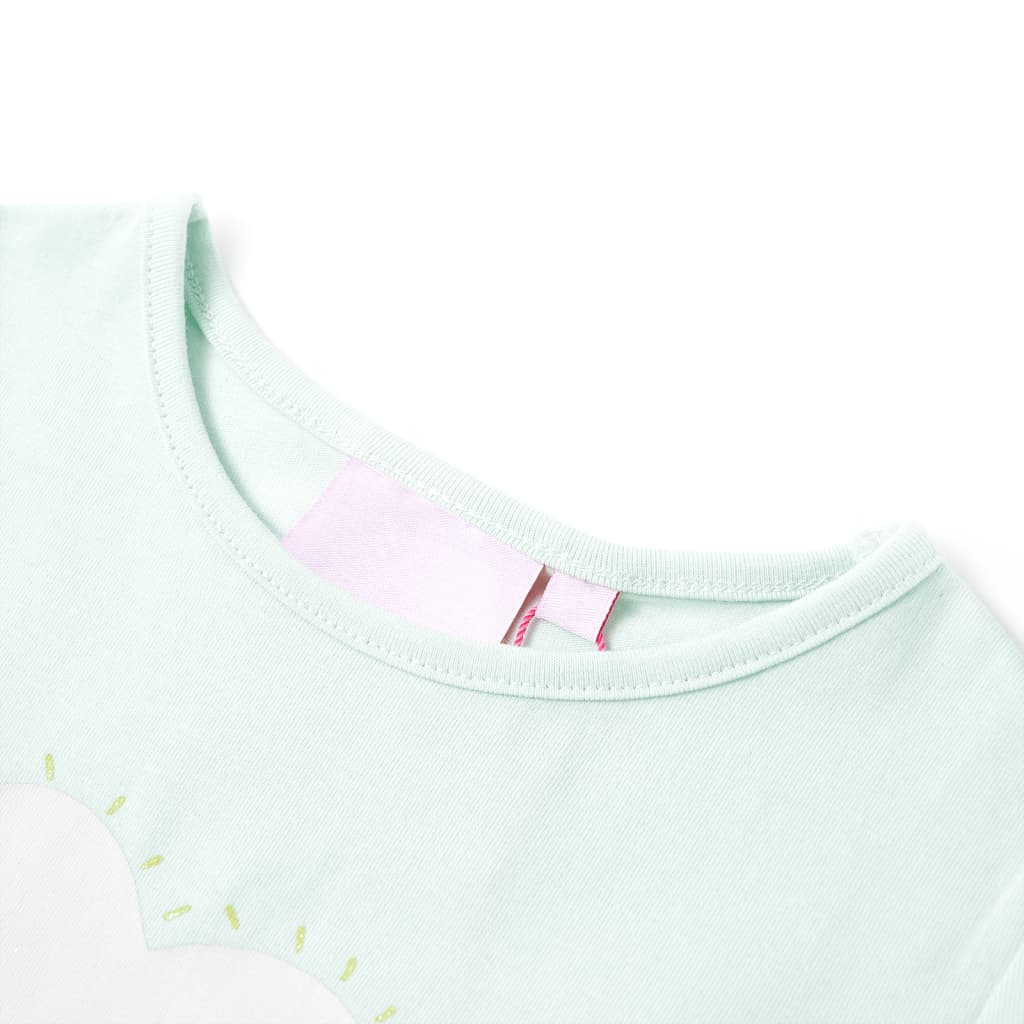 Vidaxl Children's Shirt 104 Light Mint w kolorze