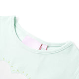 VidaXL Kindershirt 128 lichtmint