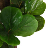 VidaXL plante artificielle figuier 134 feuilles 120 cm vert