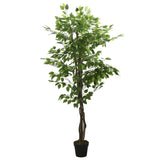 VidaXL arbre artificiel ficus 756 feuilles 150 cm vert