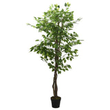 VidaXL arbre artificiel ficus 756 feuilles 150 cm vert