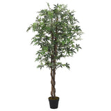 Vidaxl planta artificial Árbol de arce 504 hojas de 150 cm verde