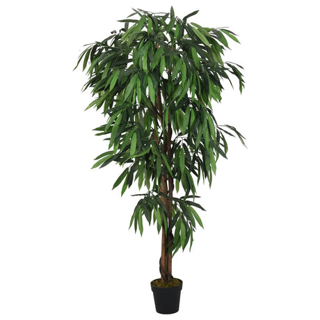 VidaXL Plante de manguier artificielle 450 feuilles 120 cm vert