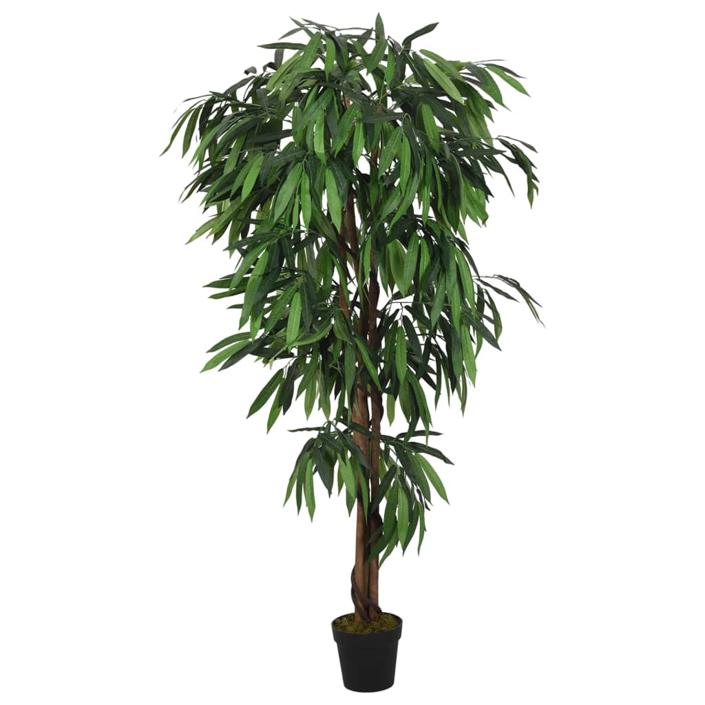 VidaXL Plante de manguier artificielle 600 feuilles 150 cm vert