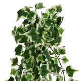 Vidaxx plantes artificielles suspendues 12 pcs 339 feuilles 90 cm vert et blanc