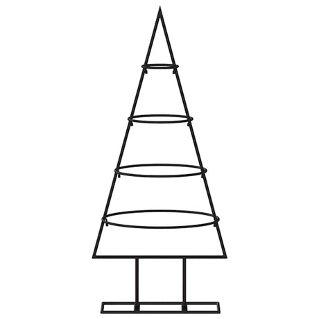 VidaXL décoration de Noël sapin de Noël 60 cm métal noir