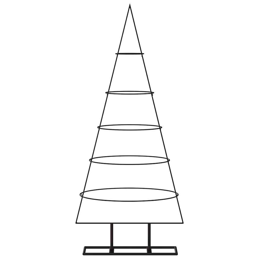VidaXL décoration de Noël sapin de Noël 125 cm métal noir