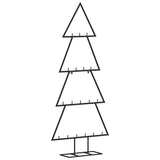 Vidaxl kerstdecoratie kerstboom 90 cm metaal zwart