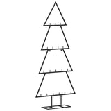 VidaXL décoration de Noël sapin de Noël 90 cm métal noir