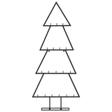 VidaXL décoration de Noël sapin de Noël 90 cm métal noir