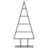 VidaXL décoration de Noël sapin de Noël 60 cm métal noir