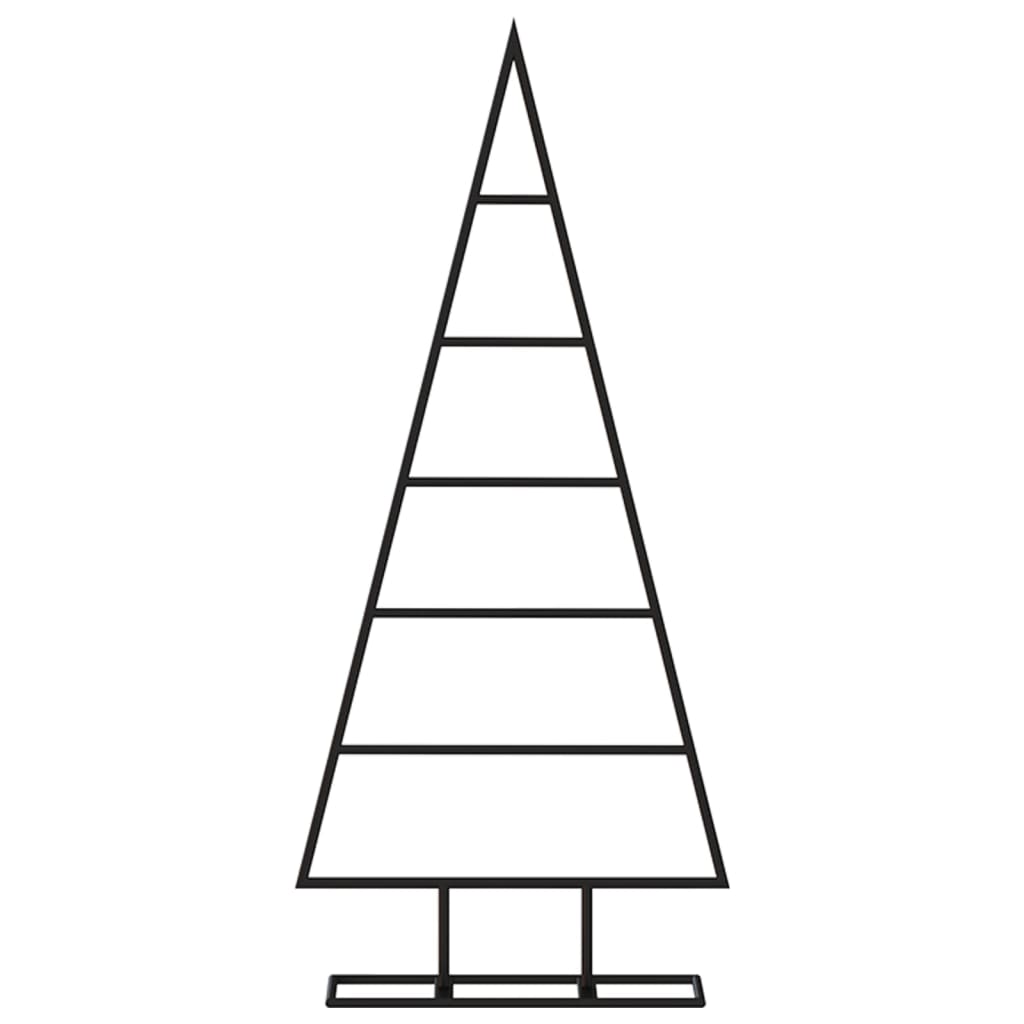 VidaXL décoration de Noël sapin de Noël 90 cm métal noir