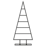 VidaXL décoration de Noël sapin de Noël 90 cm métal noir